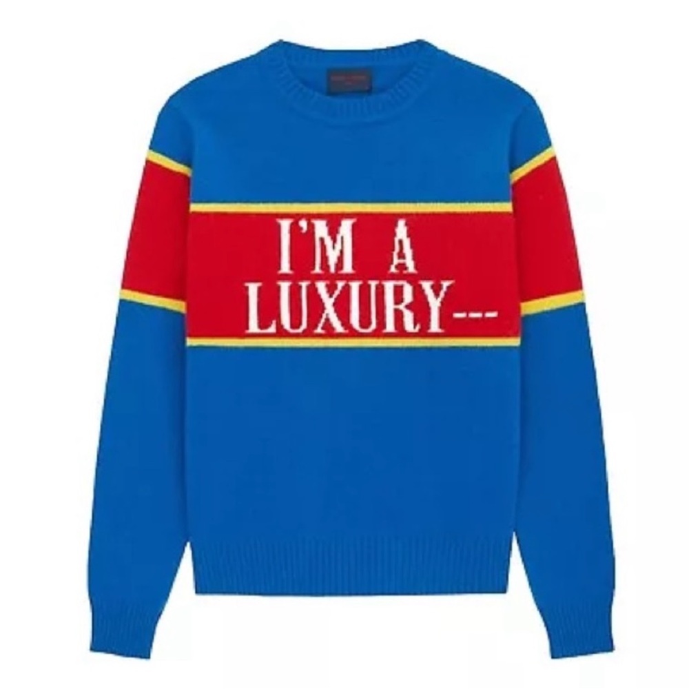 Gyles & George x Rowing Blazers Royal Blue I'm a Luxury Women's Sweater